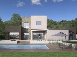 Maison 3CH 147m² - Bac acier